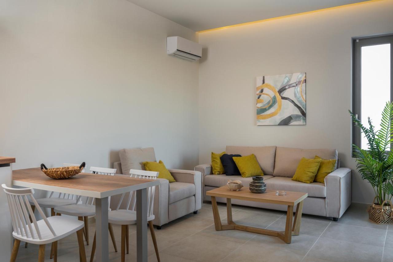 Aegean Breeze Luxury Apartments Next To The Sea Máleme Kültér fotó