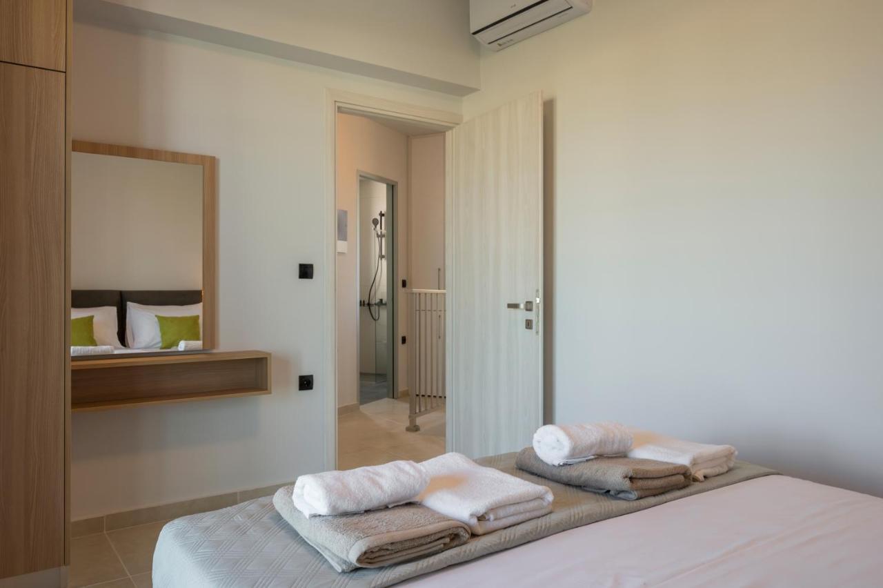 Aegean Breeze Luxury Apartments Next To The Sea Máleme Kültér fotó